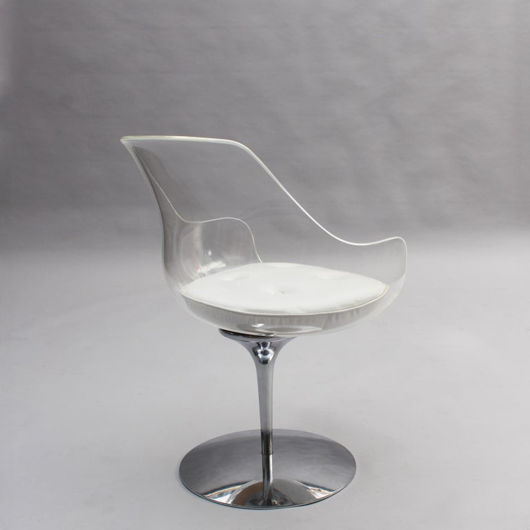 20 Fine 1960s Lucite 'Champagne' Chairs by Estelle & Erwin Laverne - Image 6