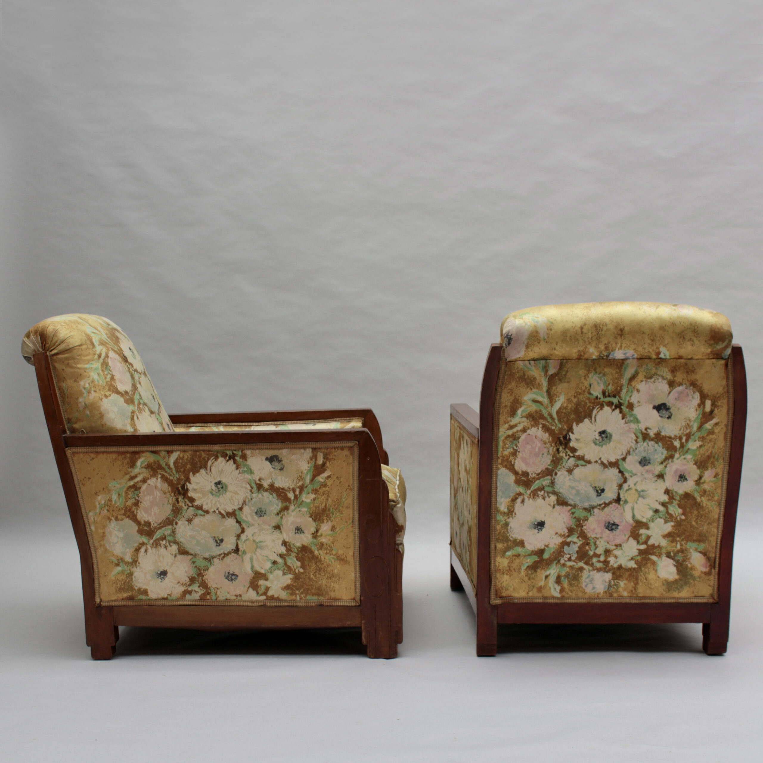 Pair of Fine French 1920's Armchairs att. to Dufrene (matching daybed available) - Image 5