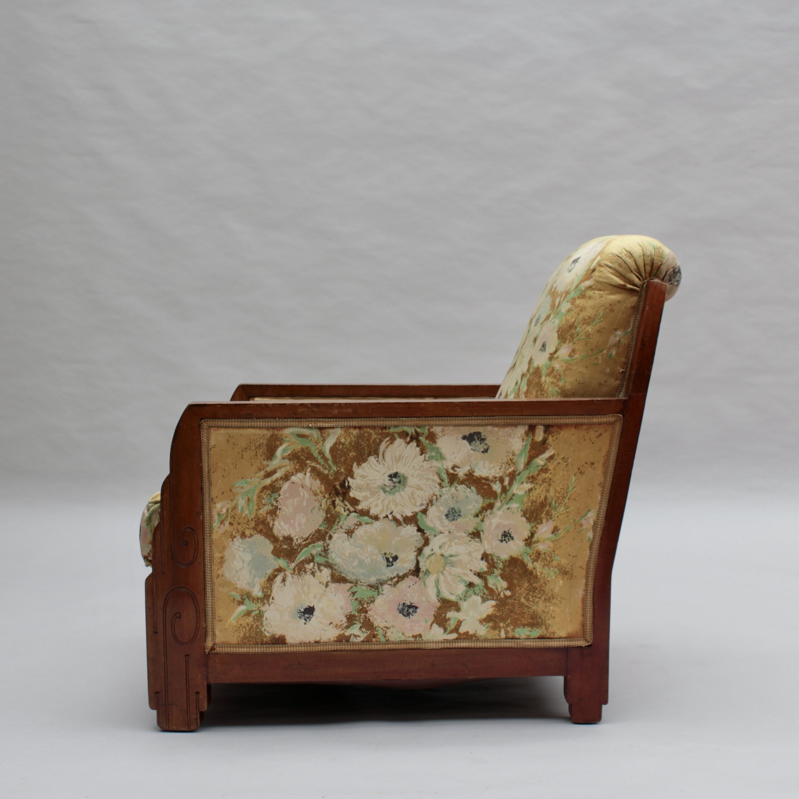 Pair of Fine French 1920's Armchairs att. to Dufrene (matching daybed available) - Image 7