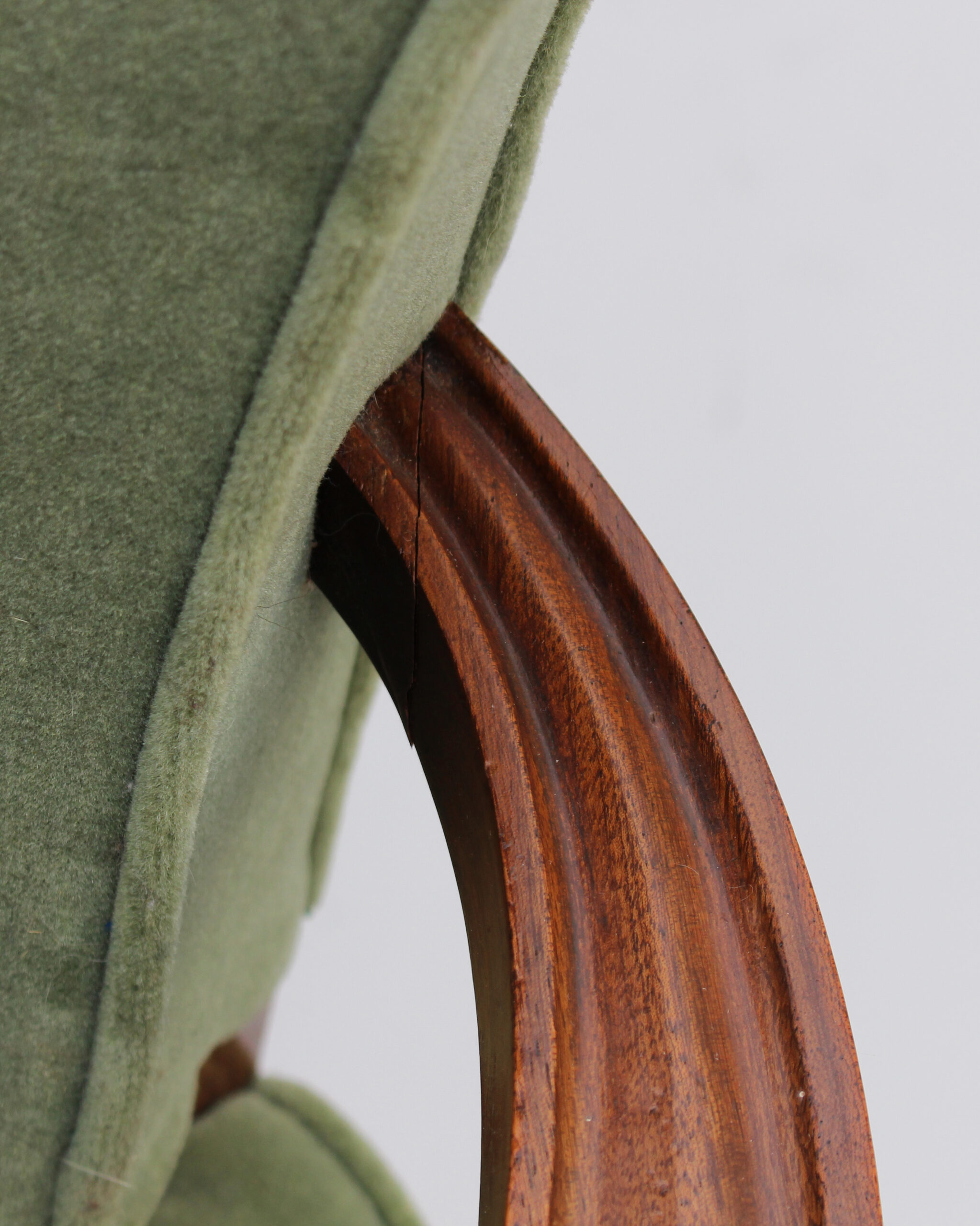 Fine French Art Deco Mahogany Armchair by Gaston Poisson - Image 11