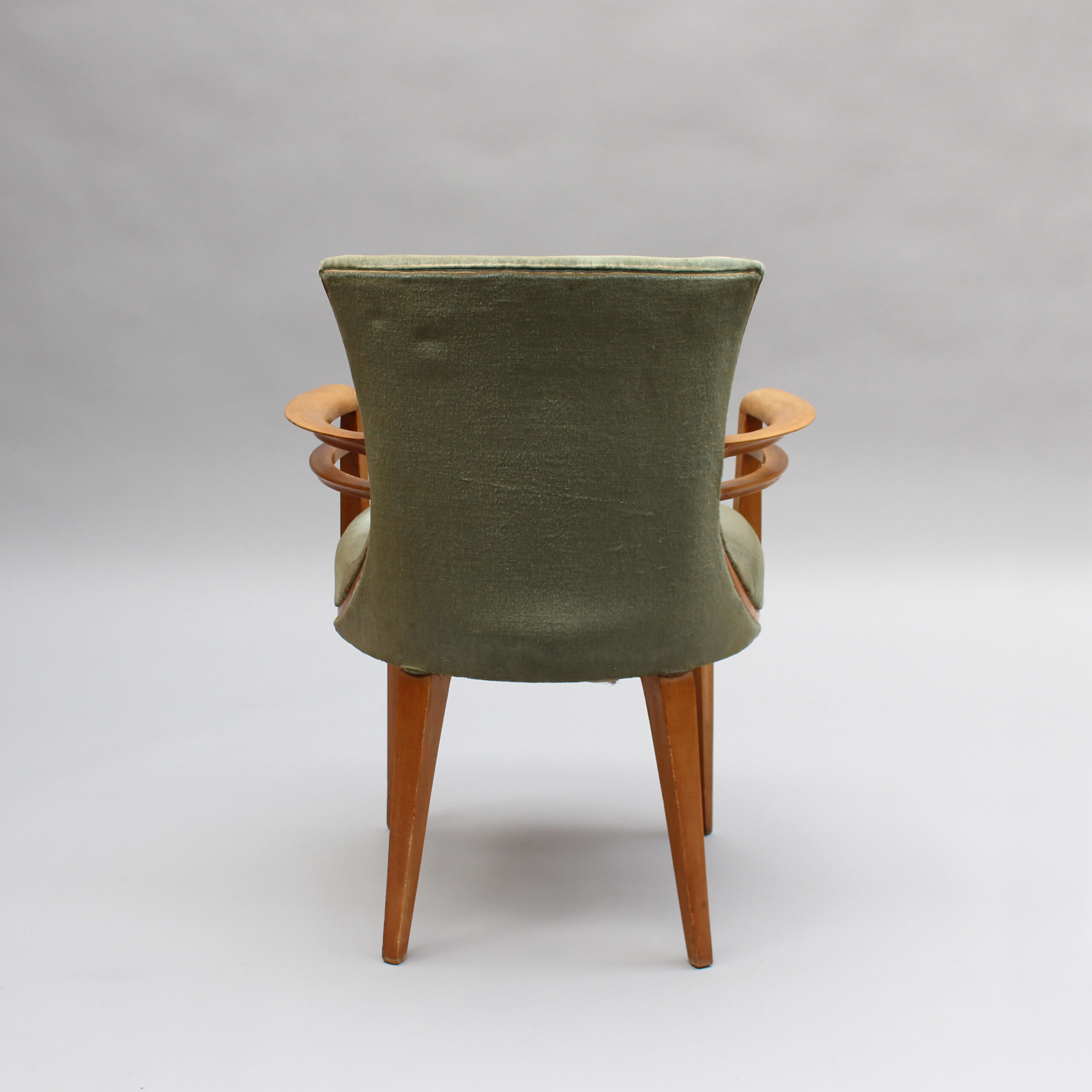 Fine French Art Deco Sycamore Armchair, Circa 1940 - Image 7