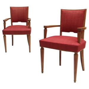 Pair of Fine French 1950s Armchairs