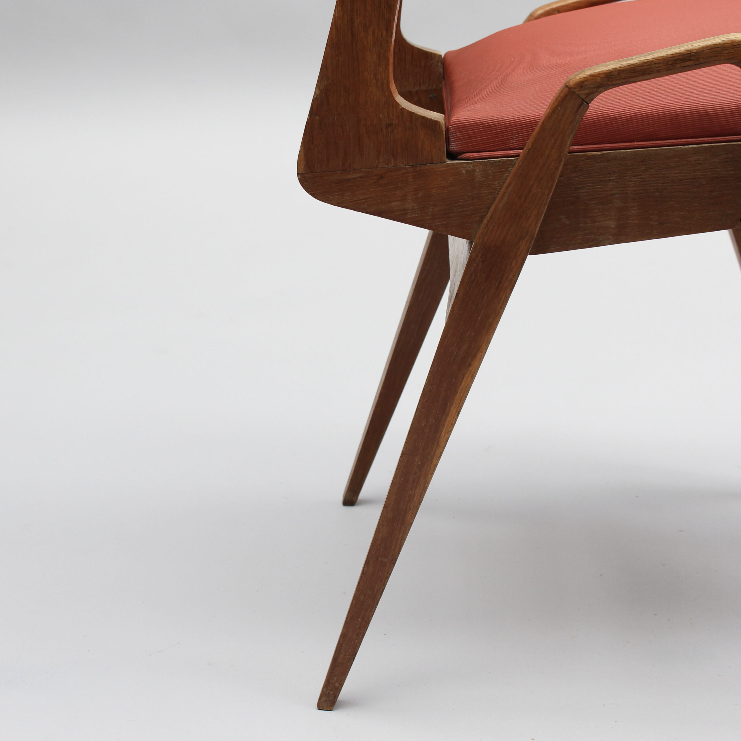 4 French 1950s Oak Chairs by Ségalot - Image 13
