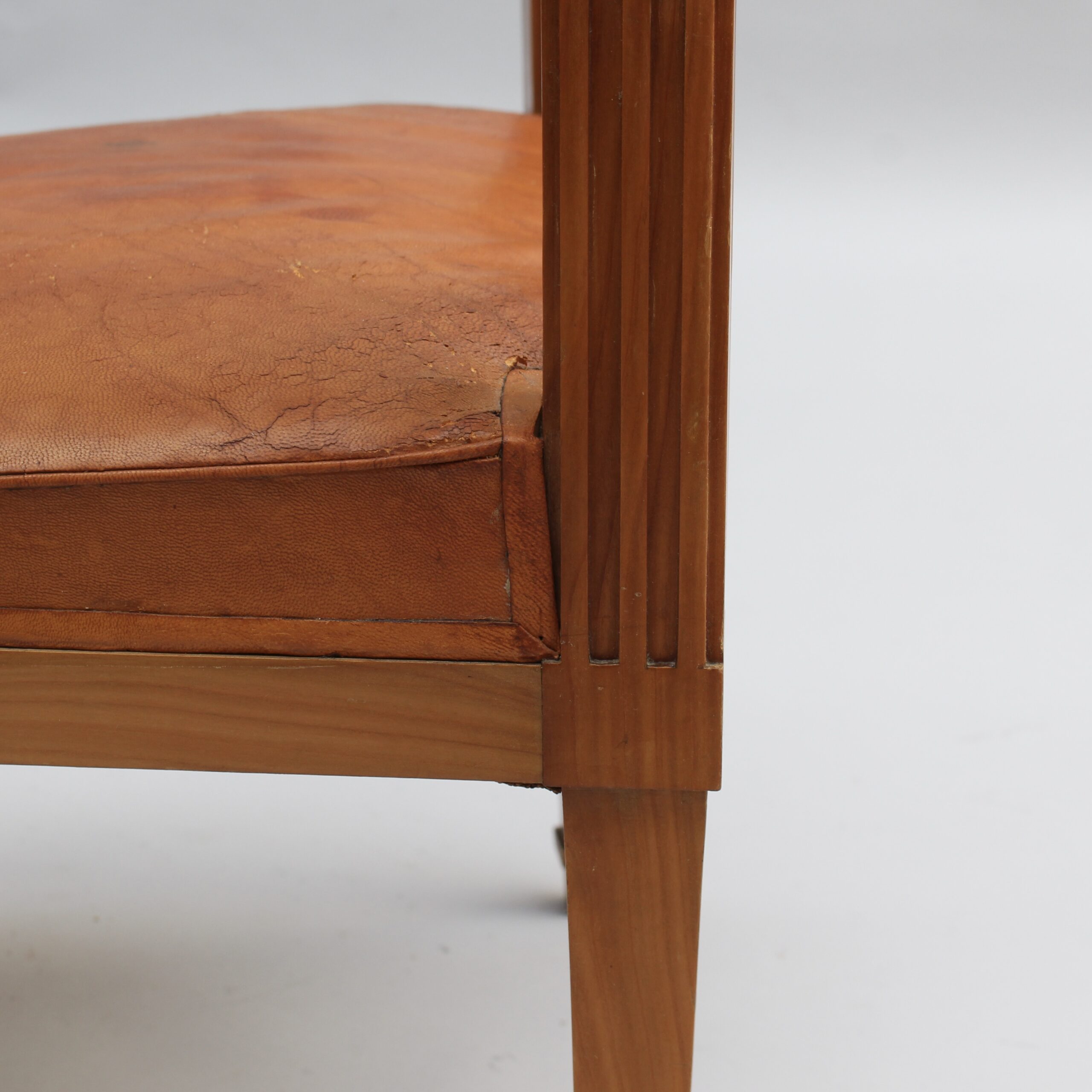 Pair of Fine French 1950s Cherry Armchairs by André Arbus - Image 19