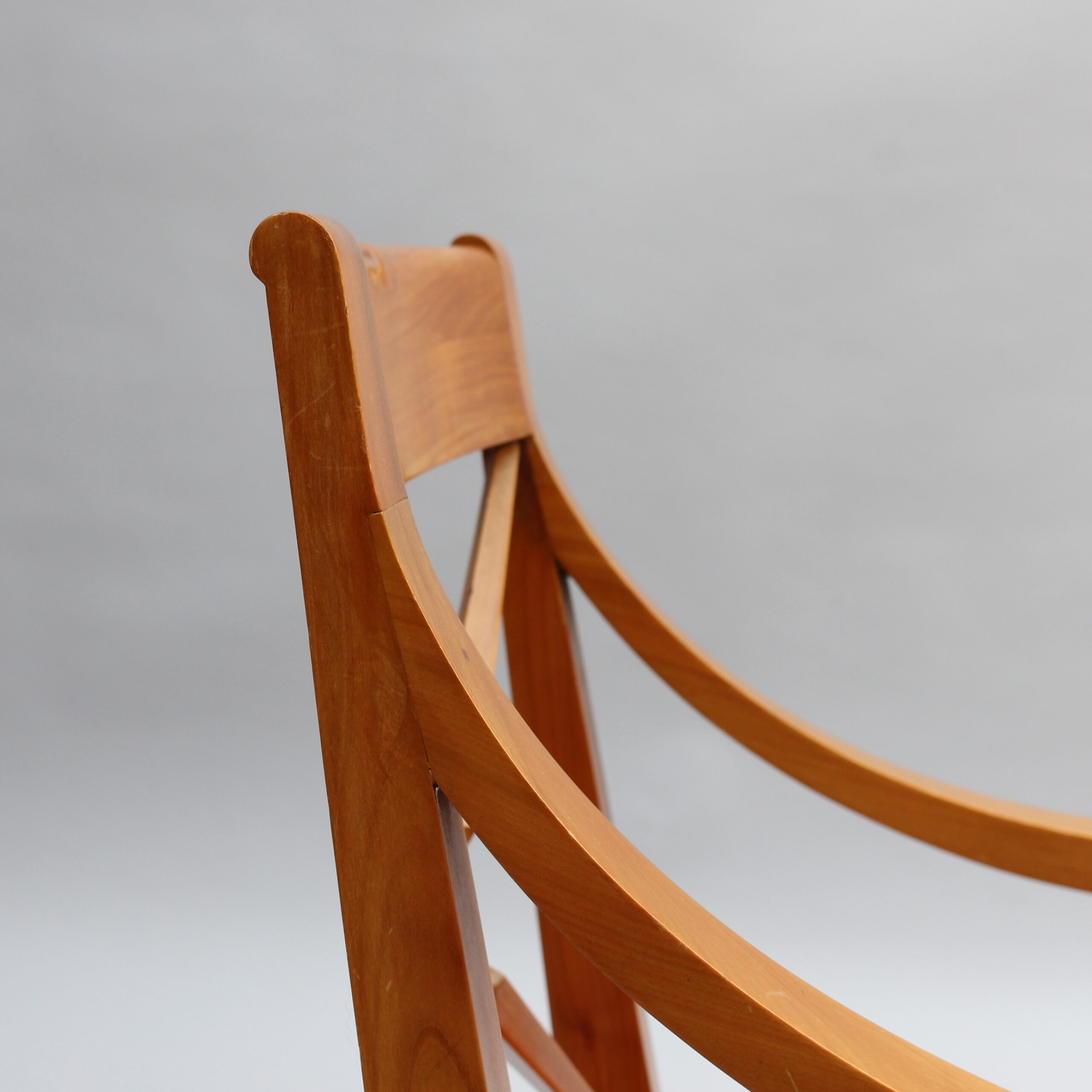 Pair of Fine French 1950s Cherry Armchairs by André Arbus - Image 16