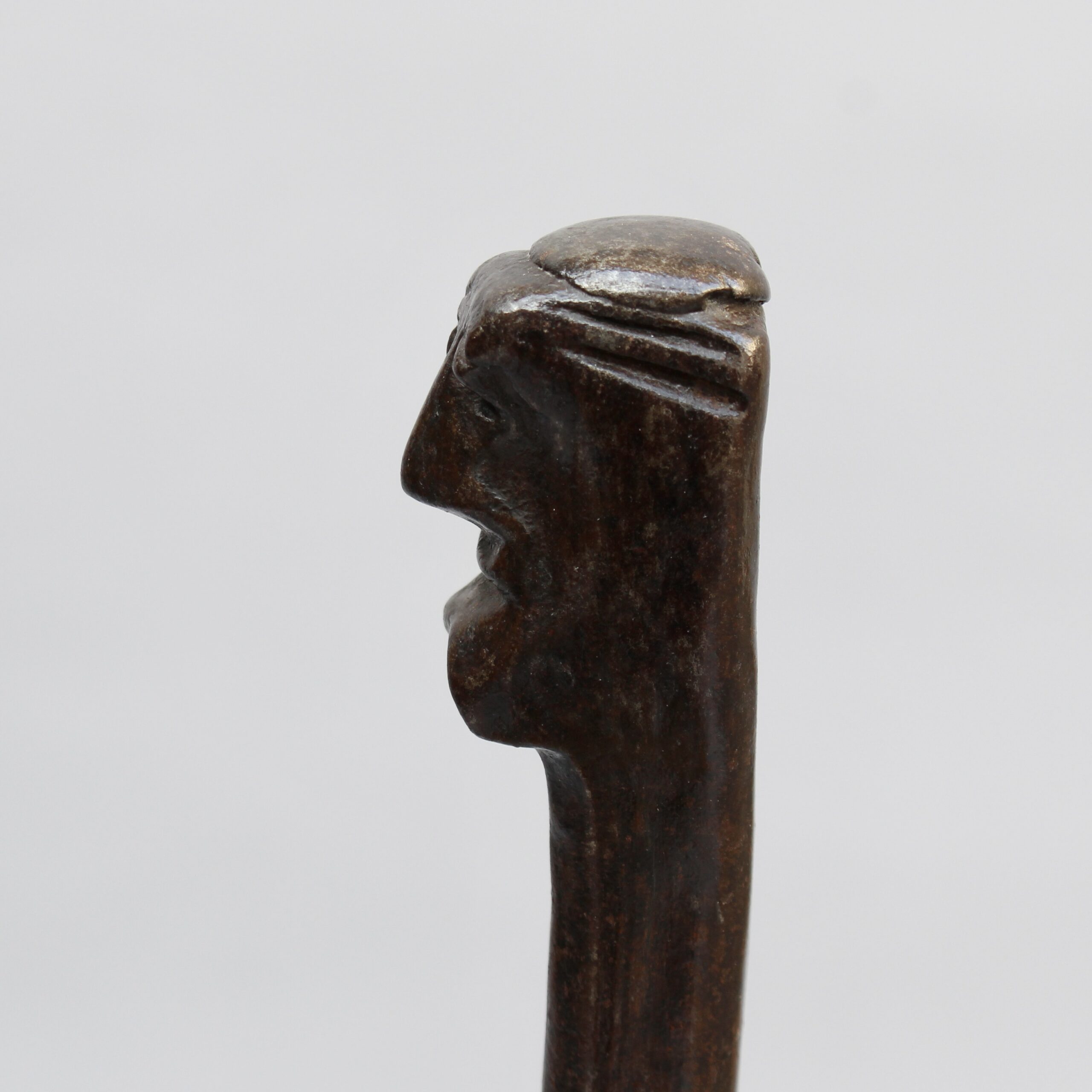 Pair of French 1950s Wrought Iron Sculptural Andirons Attributed to André Arbus - Image 16