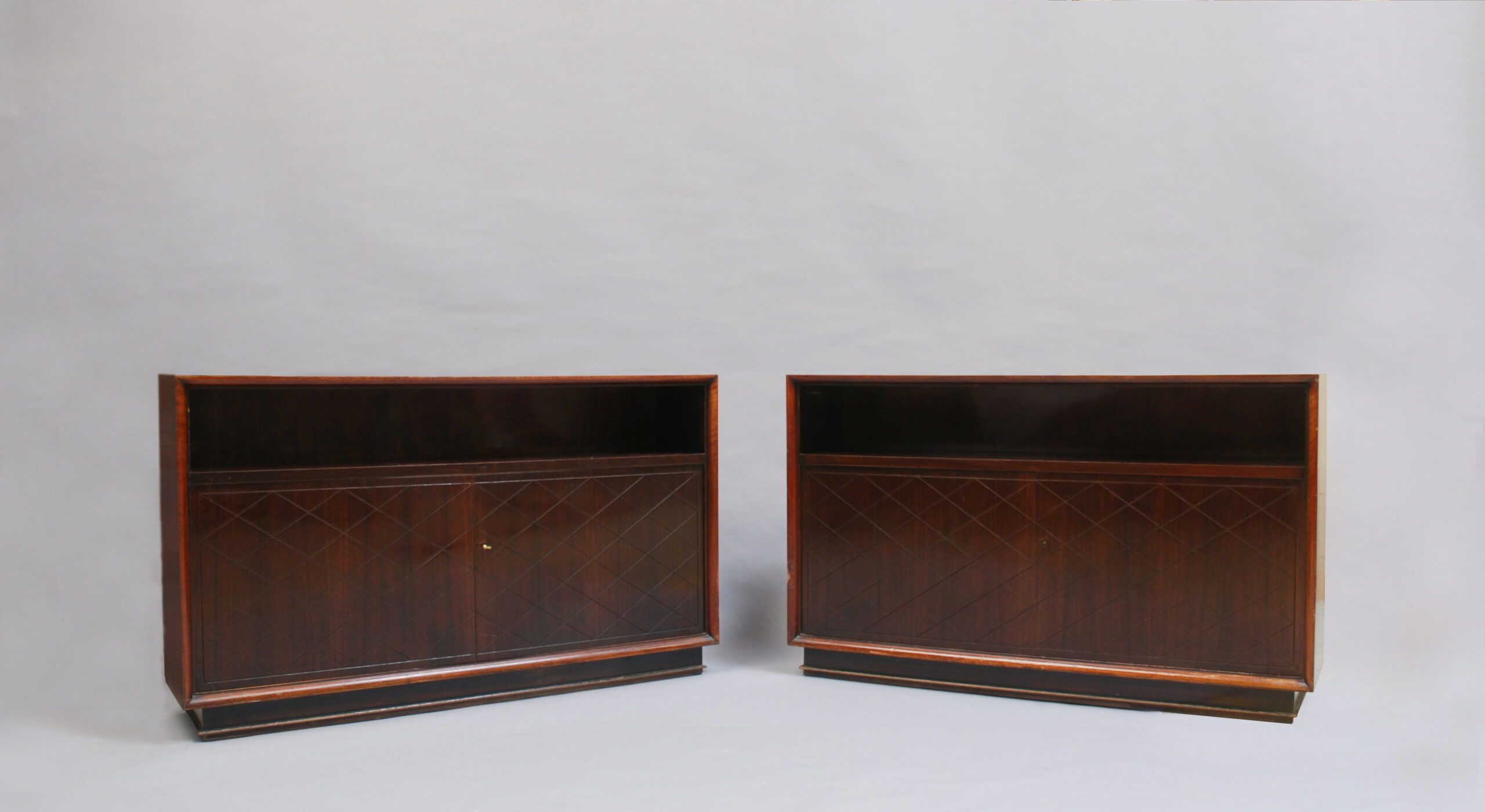 2 Fine French Art Deco Rosewood Credenza by Jean Pascaud - Image 2