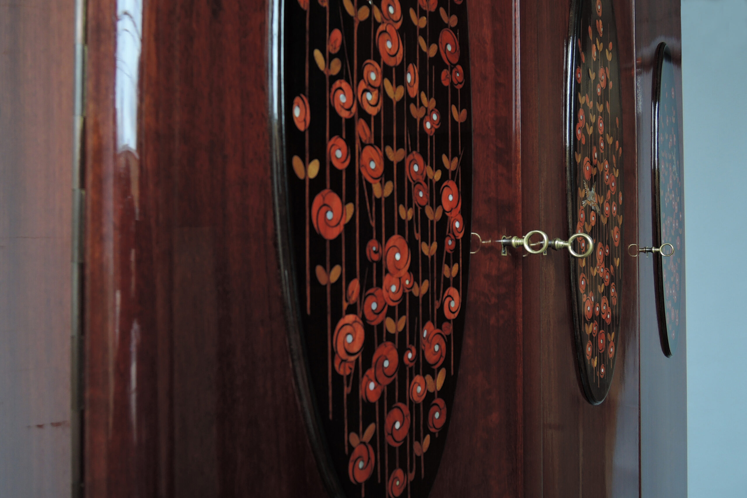 Fine French Early Art Deco Three-Door Cabinet by Maurice Dufrêne - Image 6