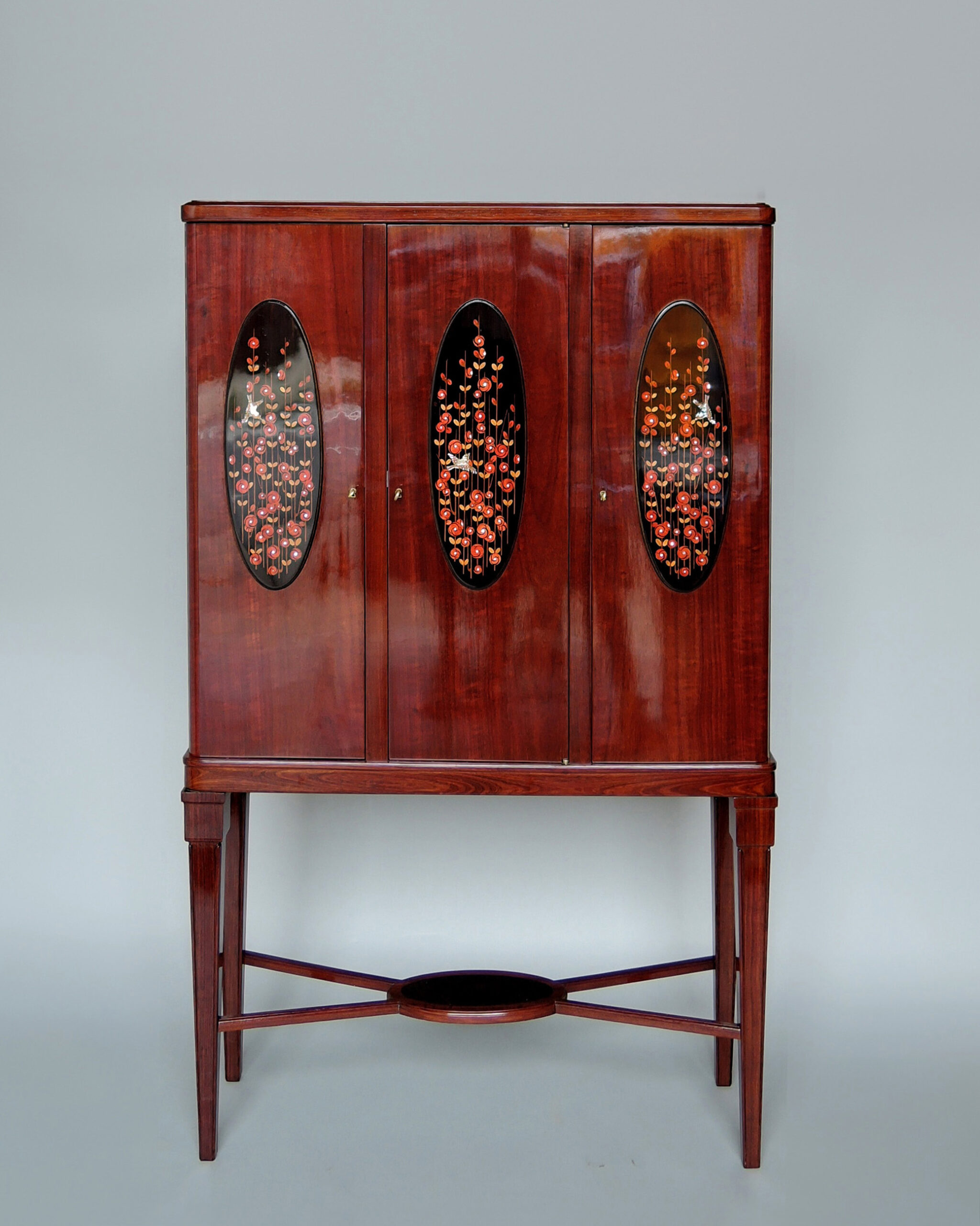 Fine French Early Art Deco Three-Door Cabinet by Maurice Dufrêne - Image 2