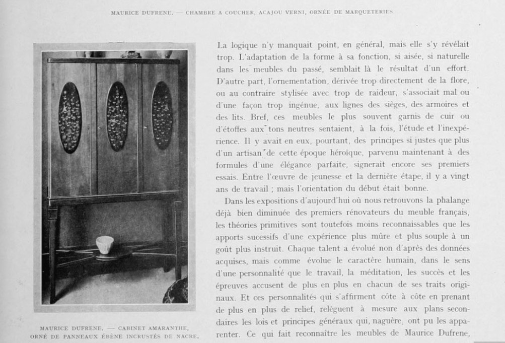 Fine French Early Art Deco Three-Door Cabinet by Maurice Dufrêne - Image 15